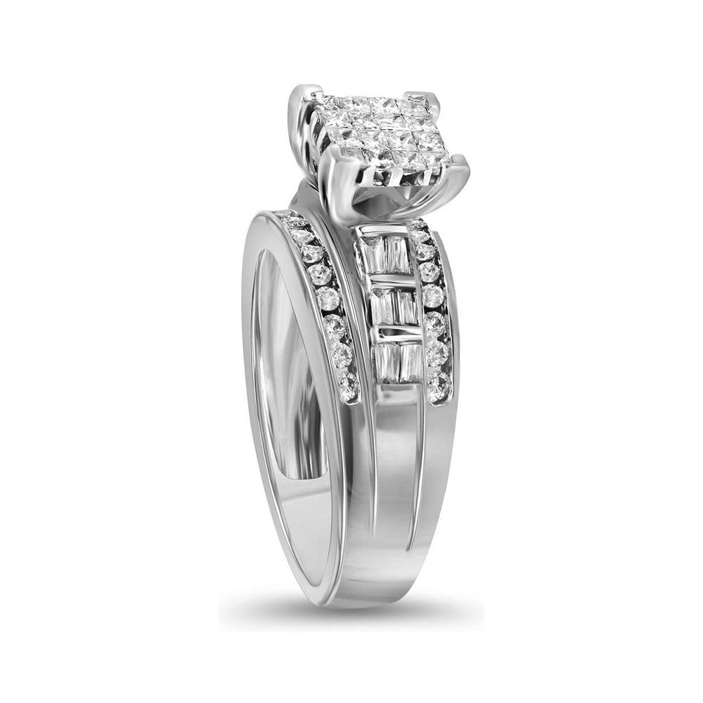 10Kt White Gold 1/2Ct-Diamond Cindy Ring (3.86 grams)