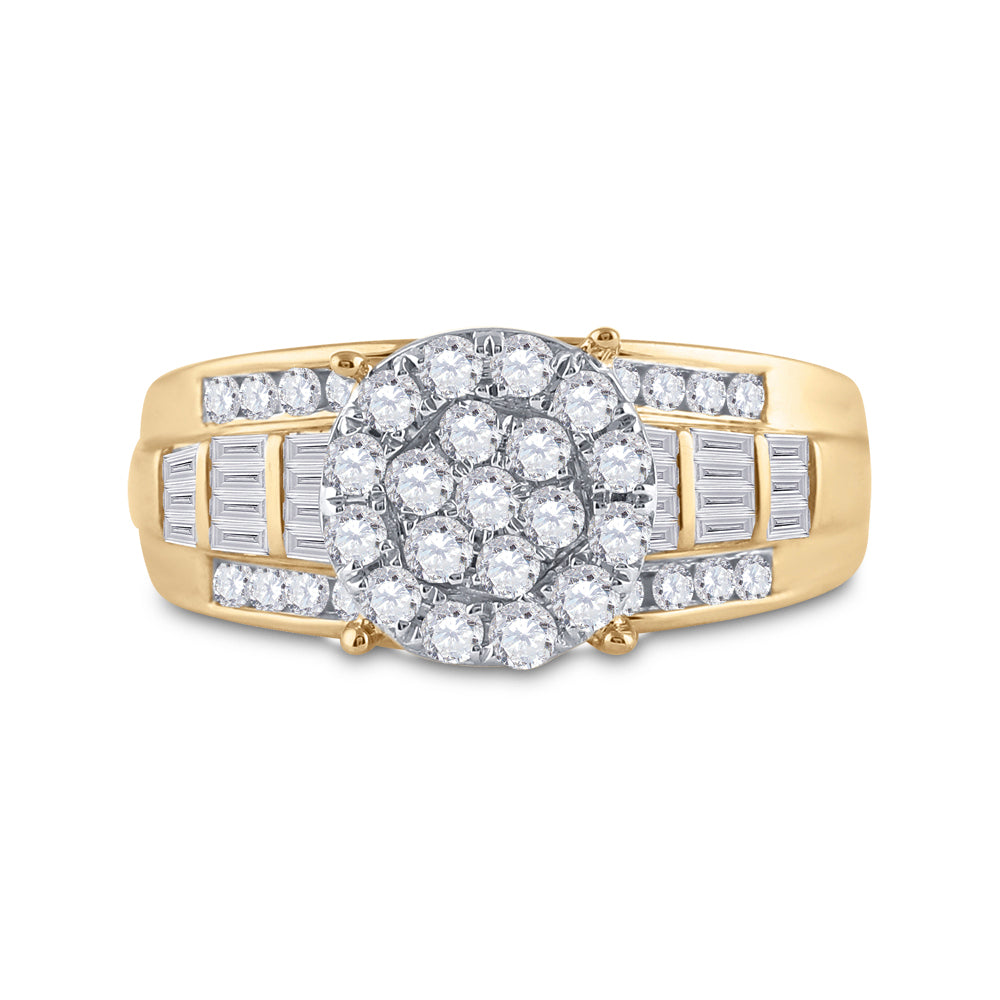 10Kt Yellow Gold 1Ctw-Dia Cindyring (4.45 grams)