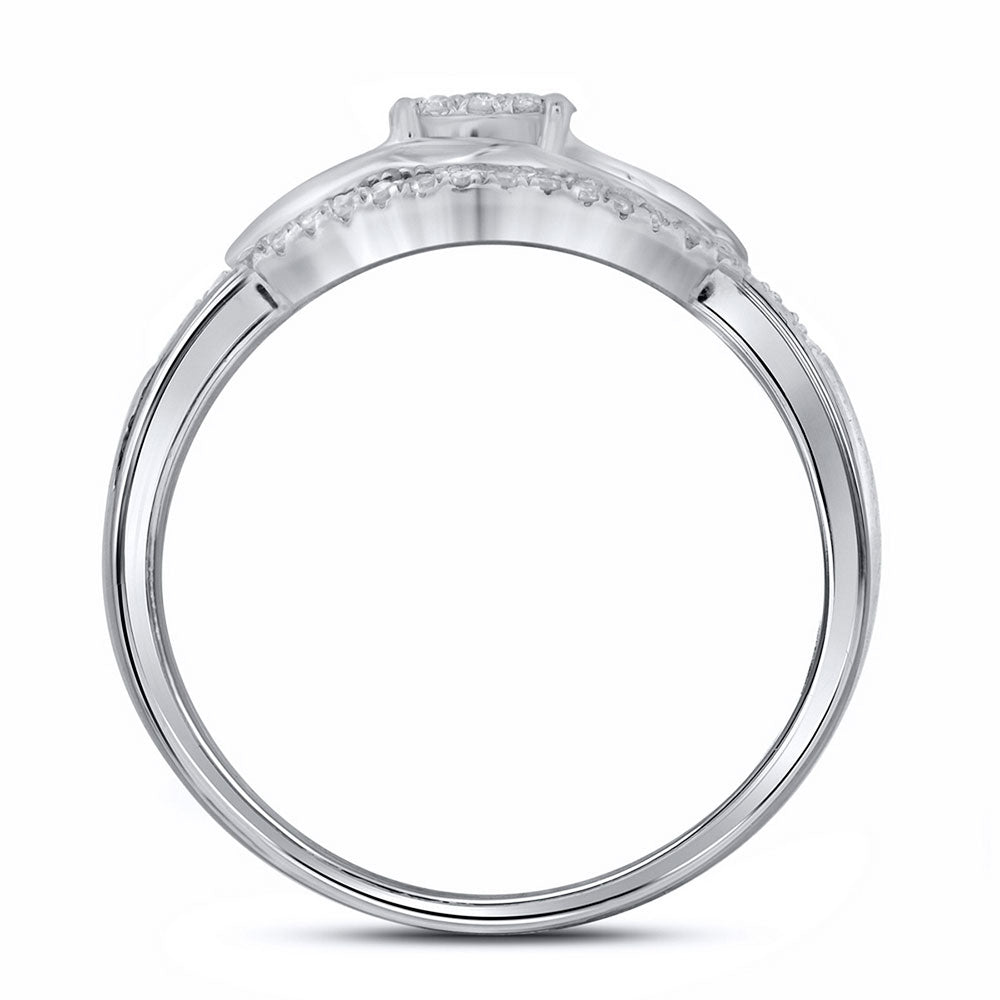 14Kt White Gold 1/5Ctw-Dia Fashion Ring (3.06 grams)
