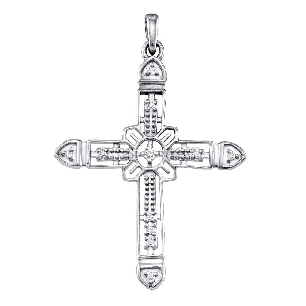 1/20Ctw-Dia P3 Gift Cross Pendant (1.07 grams)