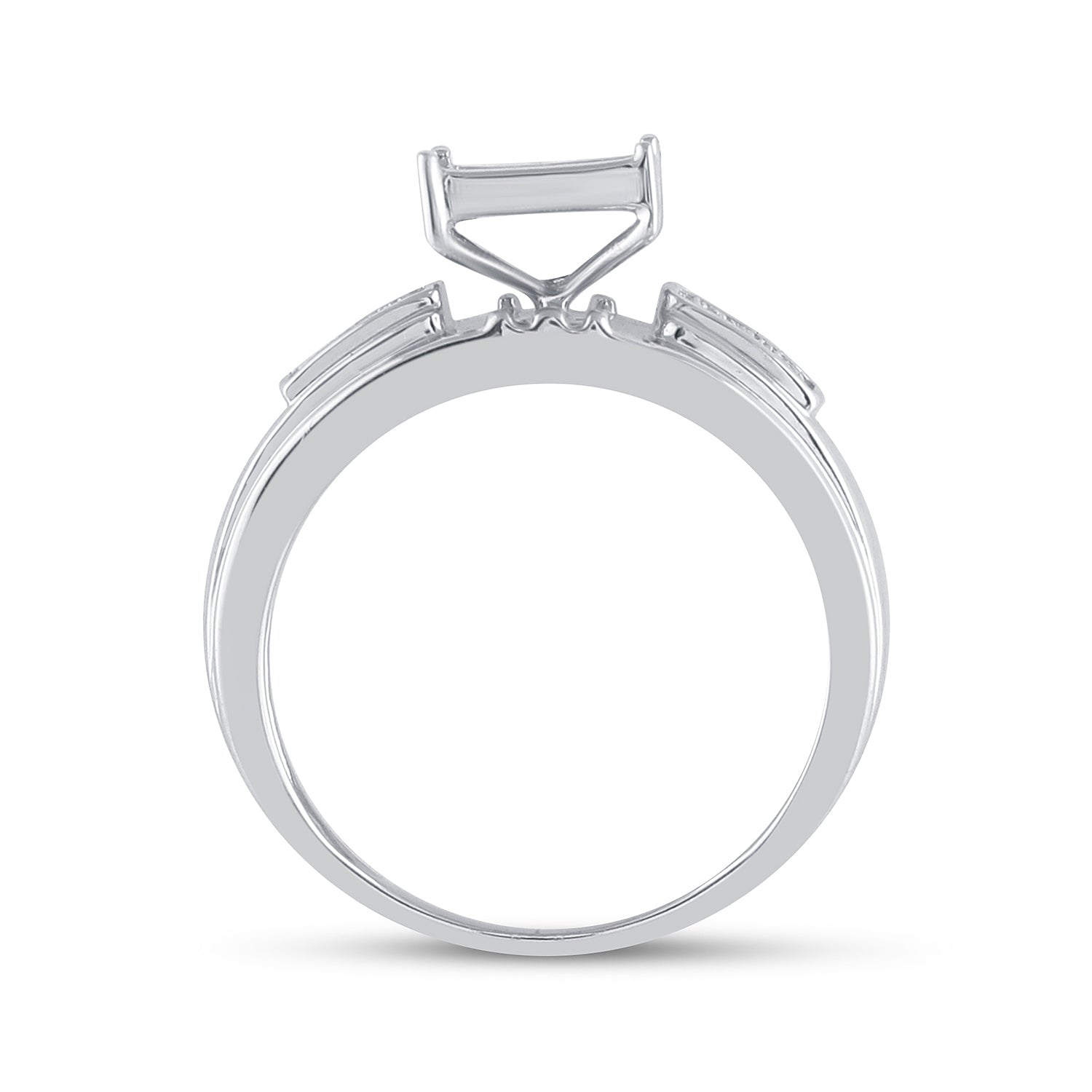 1/6Ct-Dia Cn Micro-Pave Ring (3.38 grams)