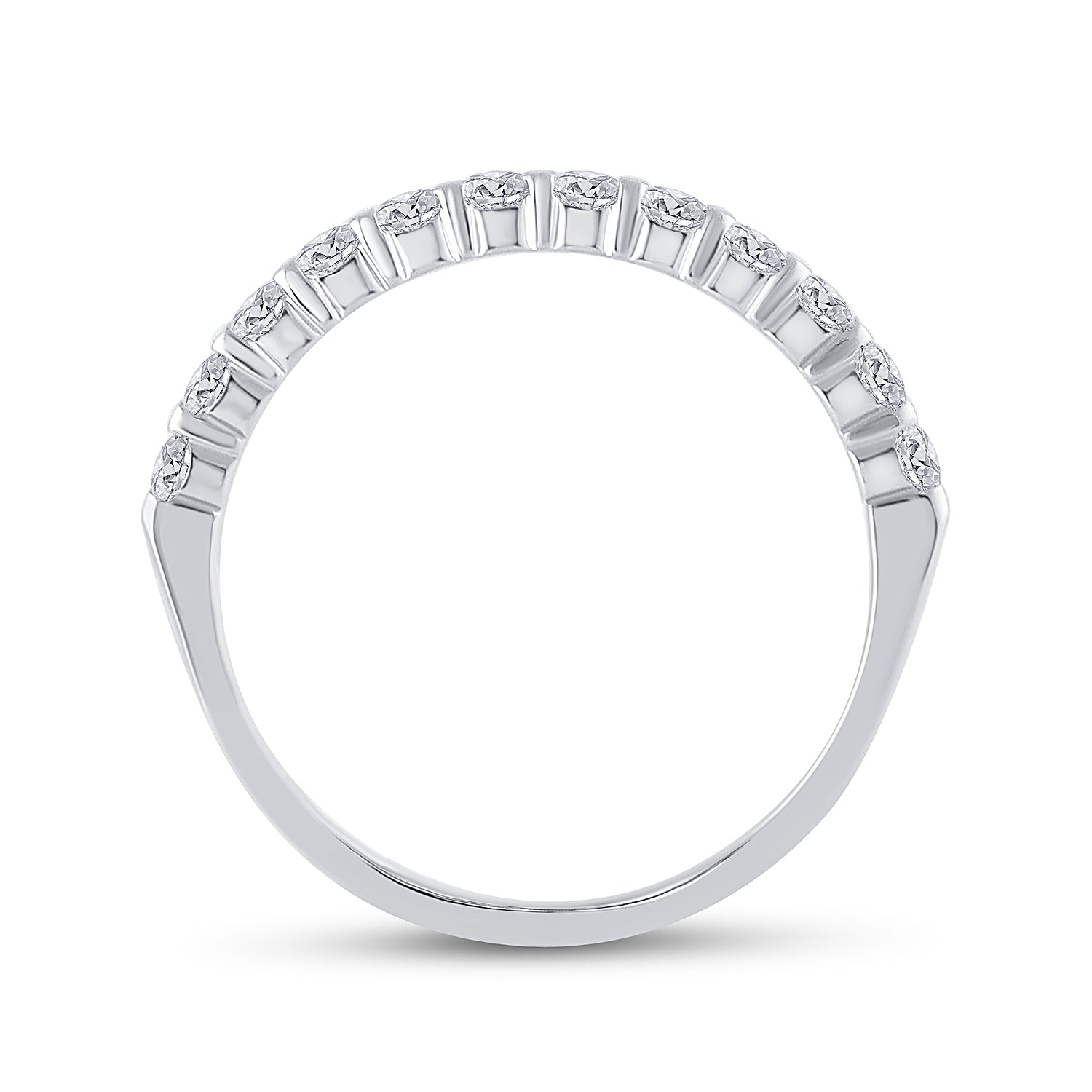 1/2Ctw-Diamond Accuset Ladies Band (1.91 grams)