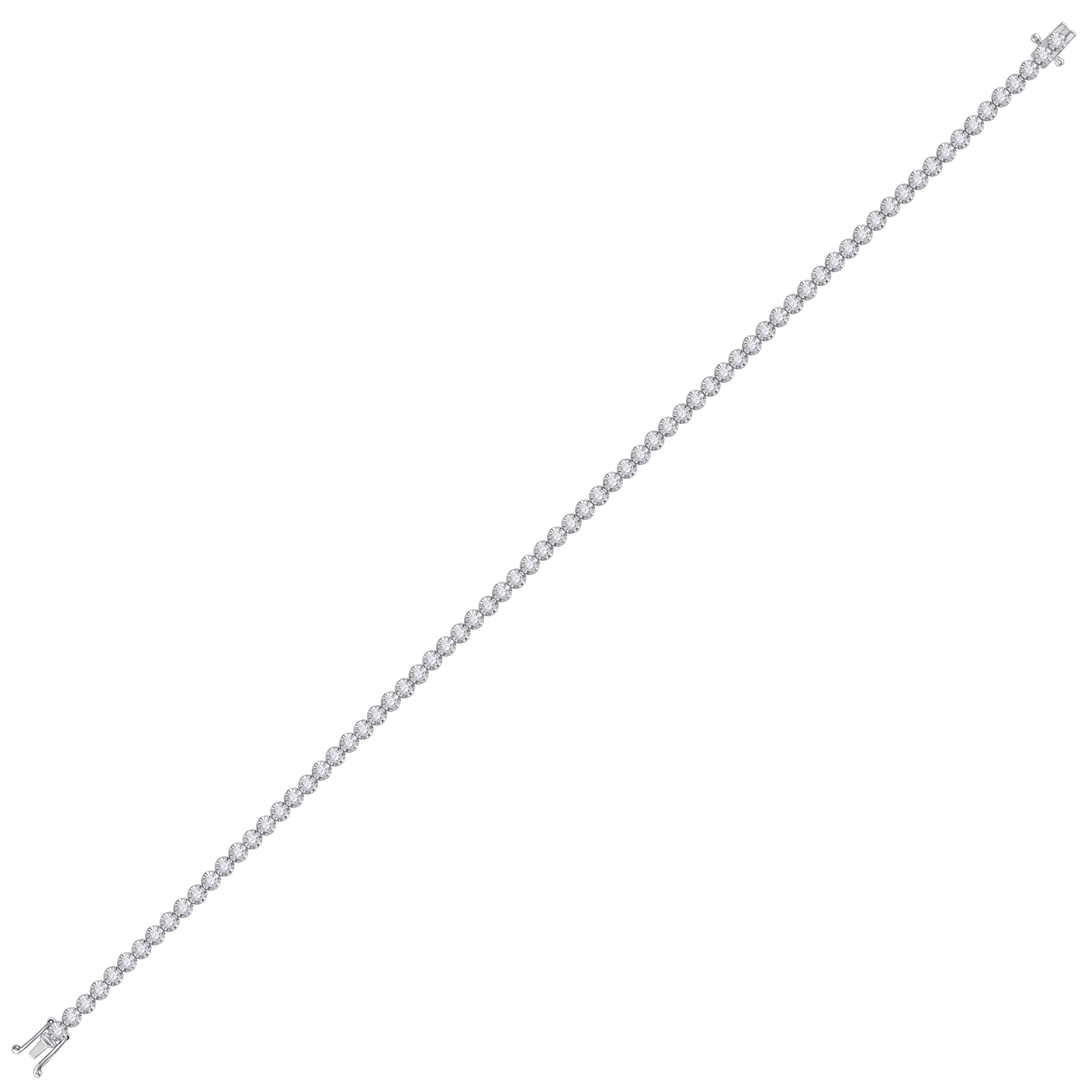 1 1/5Ctw-Dia Nk Tennis Bracelet(7 Inch) (7.36 grams)