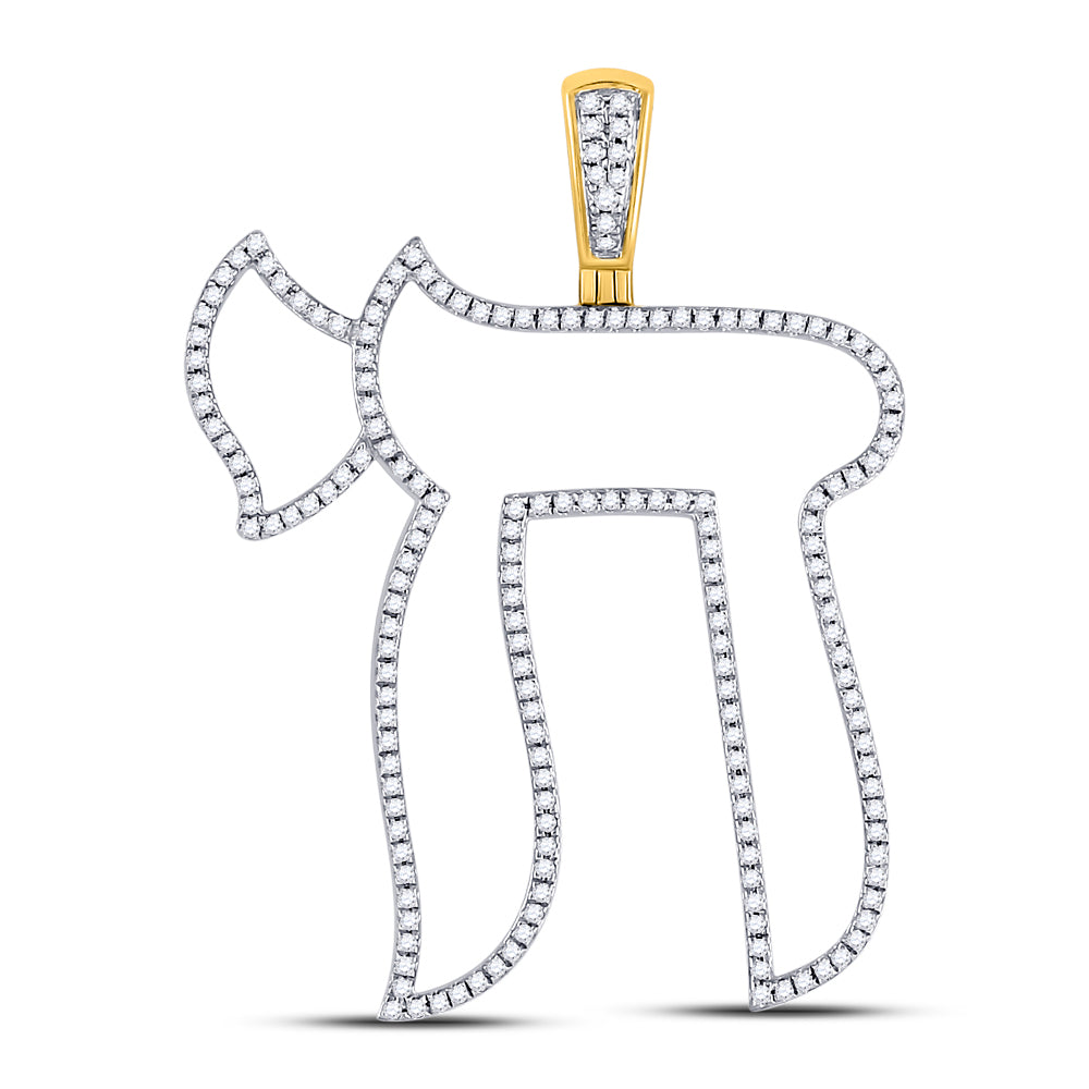 10Kt Yellow Gold 5/8Ct-Dia Charm (4.81 grams)