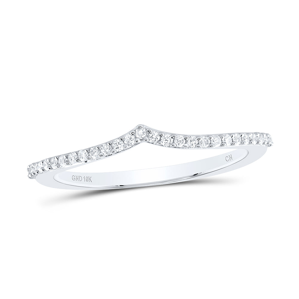 1/6Ctw-Dia Cn Stackable Band (1.61 grams)