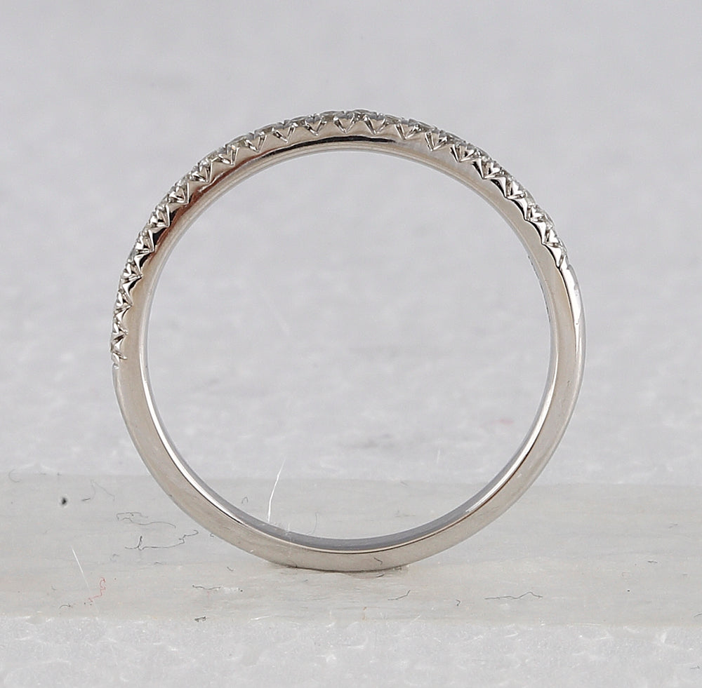 Gold Halo Bridal Wedding Ring Band Set 1 Cttw Round Natural Diamond Womens (4.61 grams)