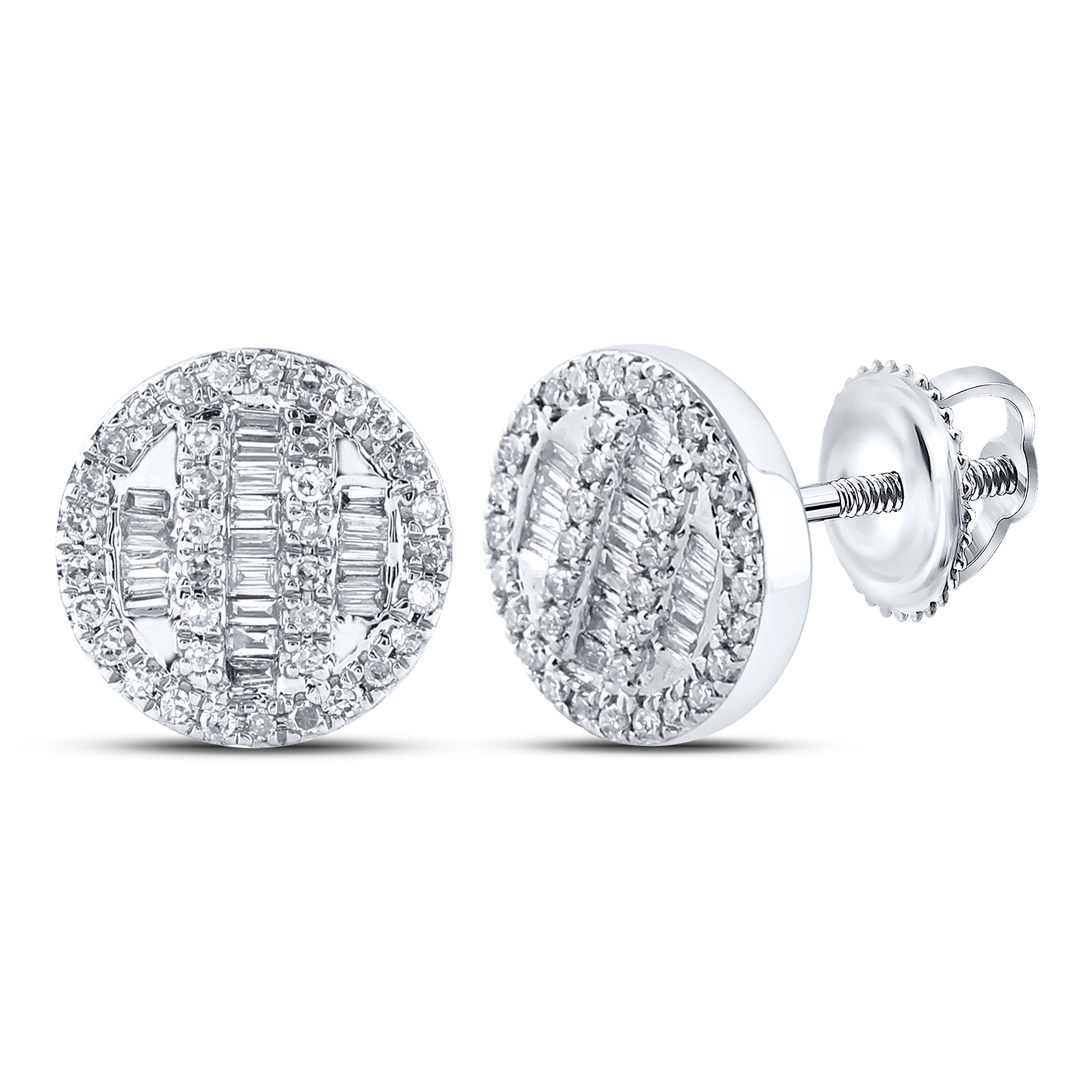 1/3Ctw-Dia Cn Round Shape Earring (2.23 grams)