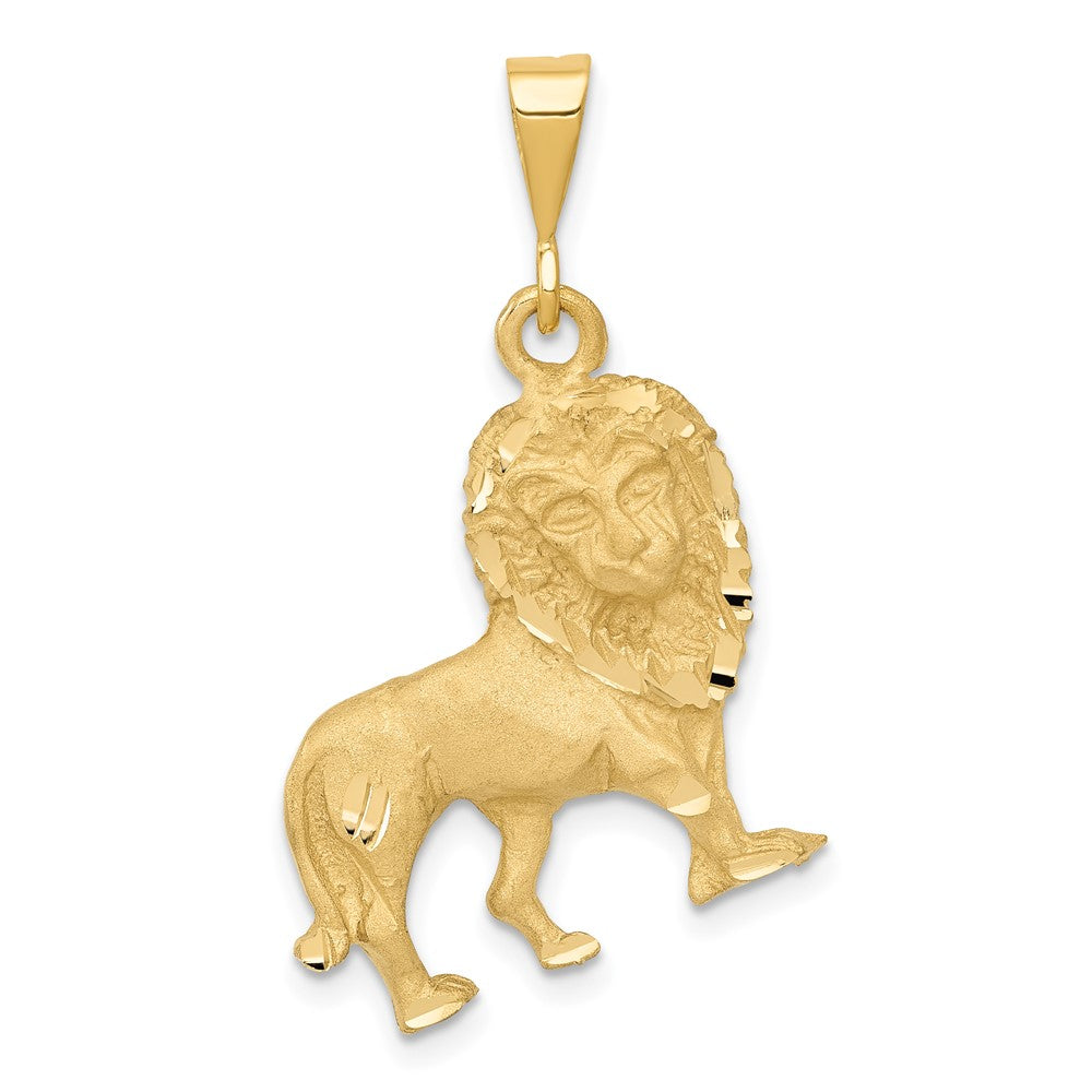 14k Yellow Gold 21 mm Lion Charm (3.3 grams)