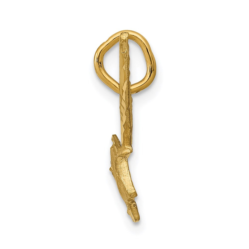 14k Yellow Gold 30 mm Seagull Charm (1.37 grams)