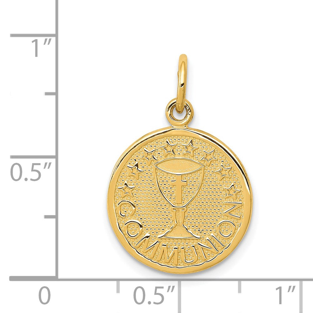 14k Yellow Gold 15 mm nion Charm (1.65 grams)