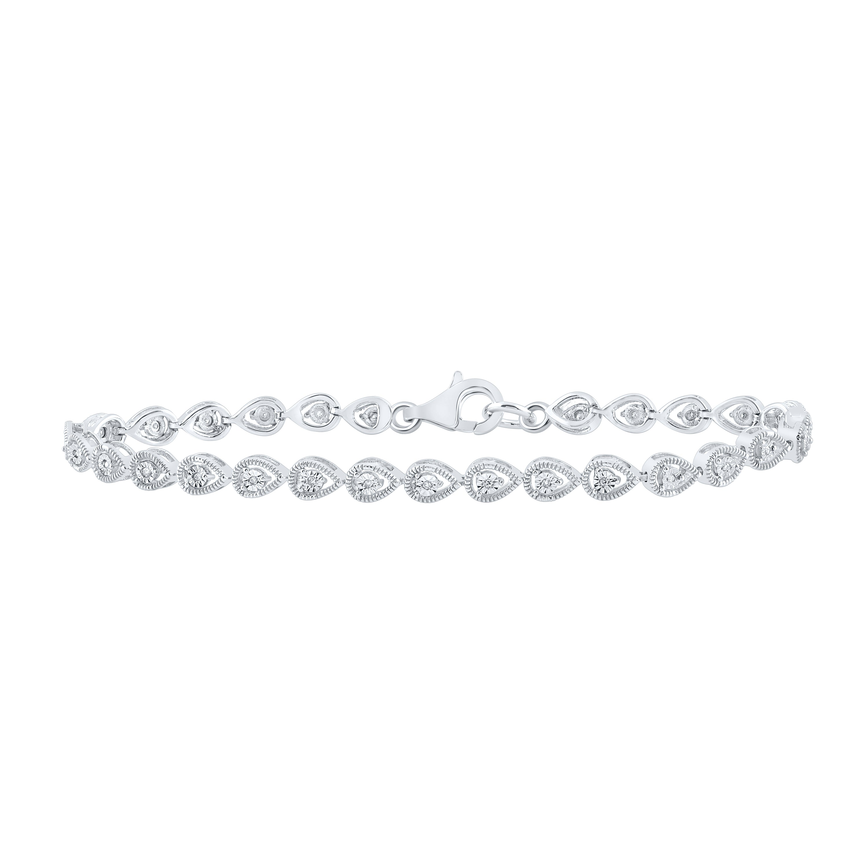 1/10Ctw-Dia P2 Gift Bracelet (6.08 grams)