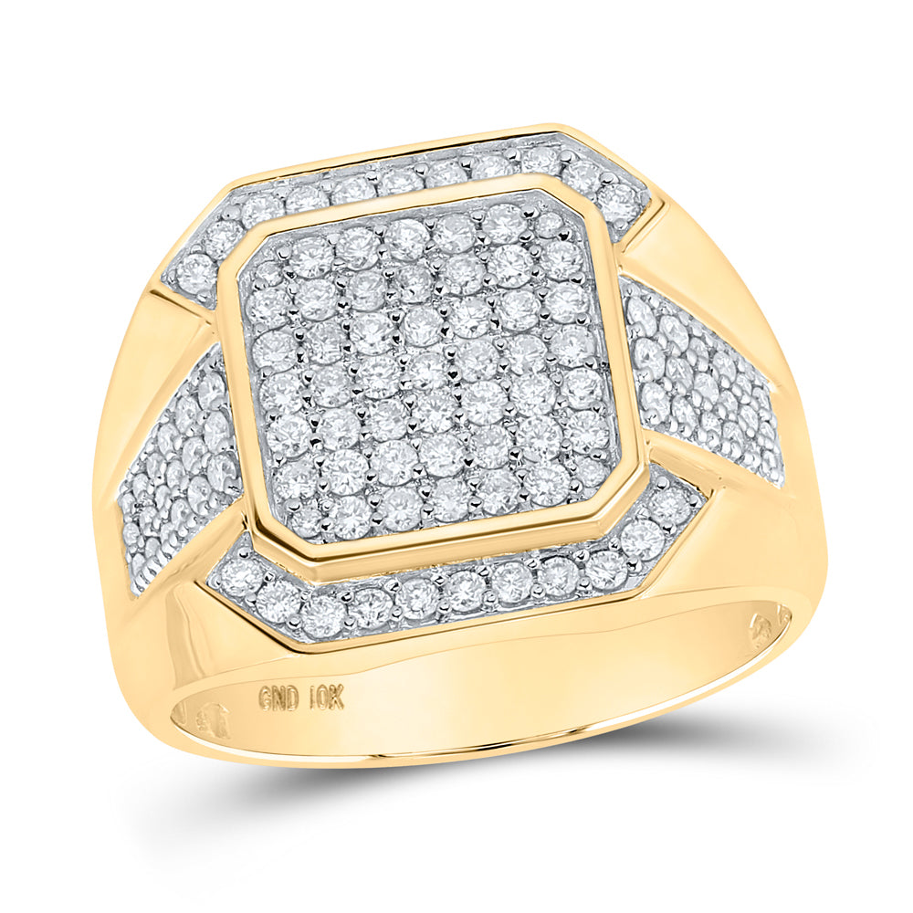 1 Ctw-Diamond Mens Ring (7.28 grams)