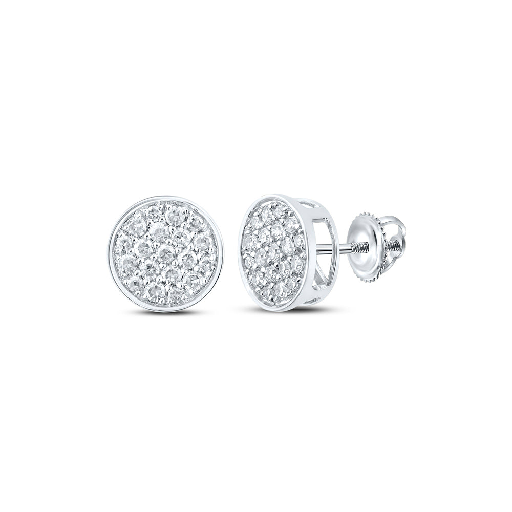 1/4Ctw-Dia Nk Round Earring (0.98 grams)