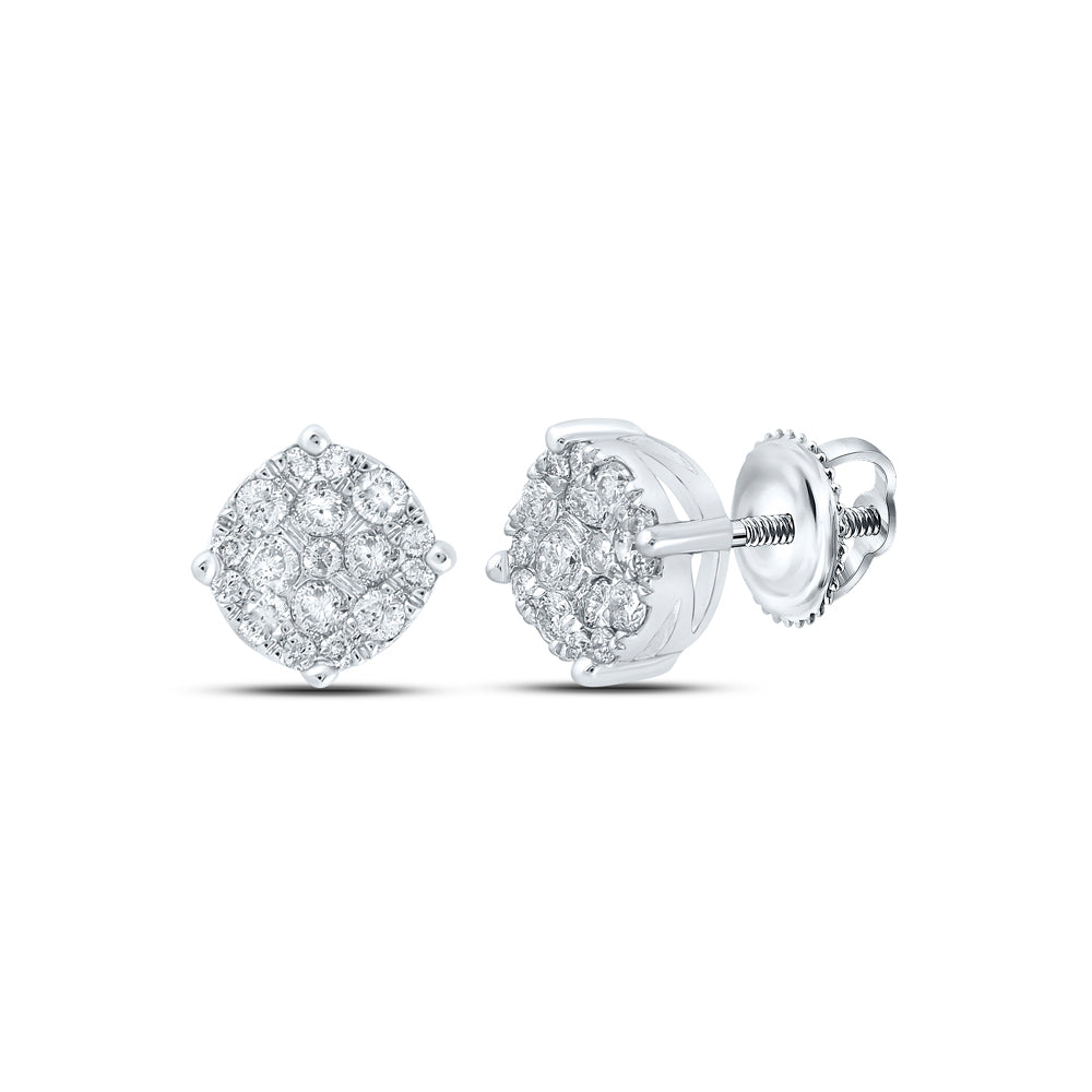 1/3Ctw-Dia Nk Round Earring (1.2 grams)