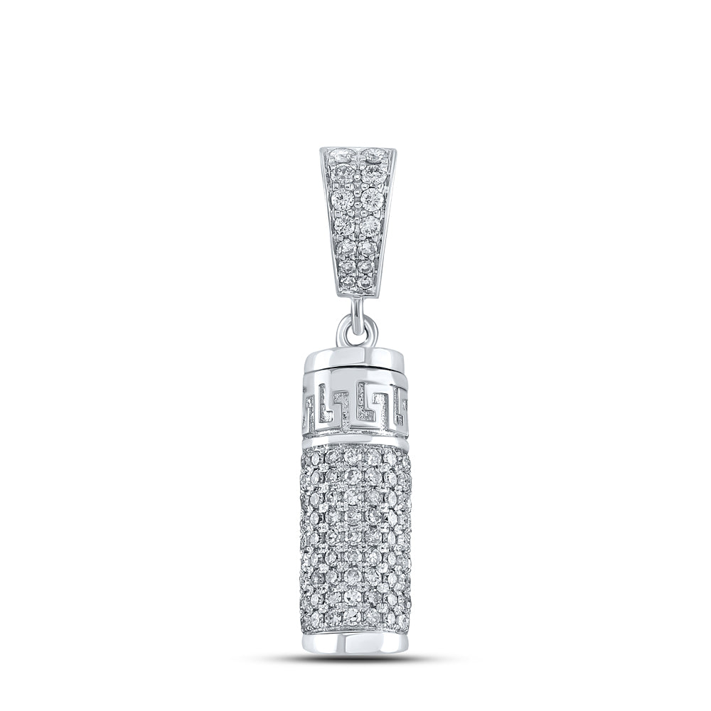 1 Ctw-Dia Nk "Urn" Mens Charm (4.6 grams)