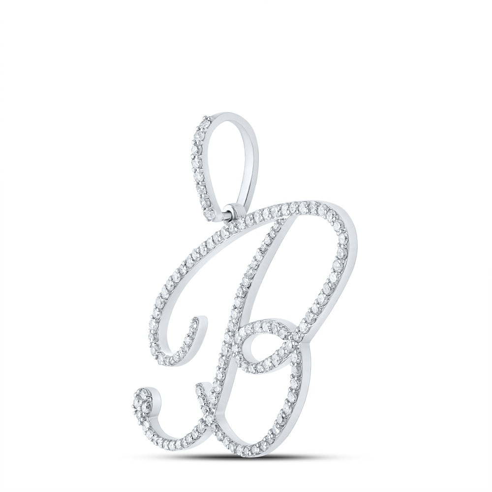 3/4Ctw-Dia P1 Initial"B"Giftpendant (2.39 grams)