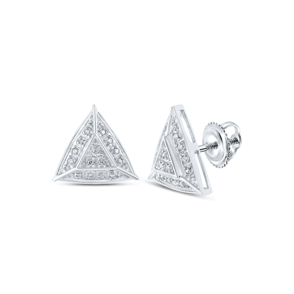1/10Ctw-Dia P3 Gift Triangle Earring (1.39 grams)