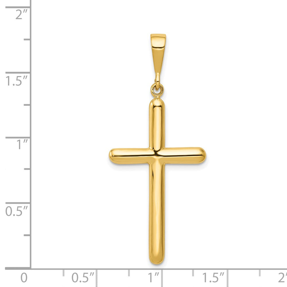 14k Yellow Gold 19.25 mm Cross Pendant (2.45 grams)