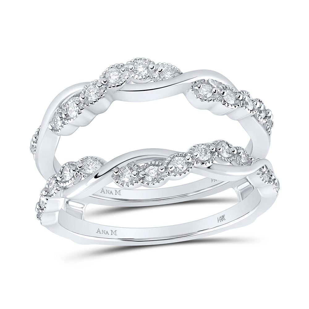 1/3Ctw-Dia Ana M  Enhancer Ring (4.25 grams)