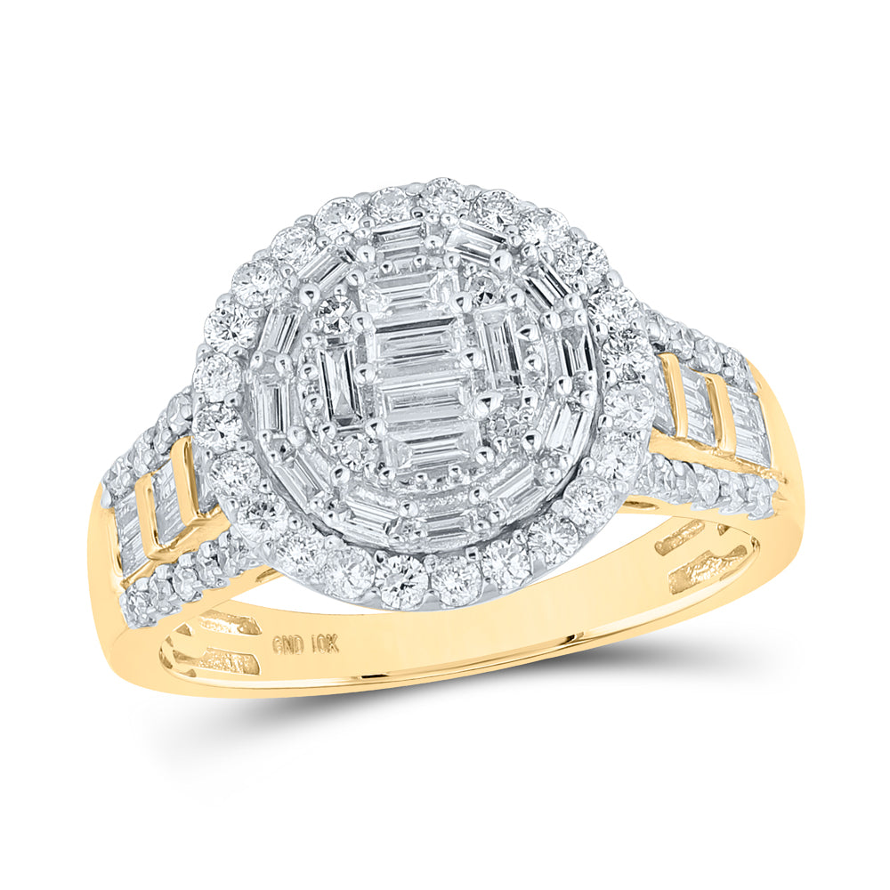 10Kt Yellow Gold 1Ctw-Dia Fashion Ring (3.81 grams)