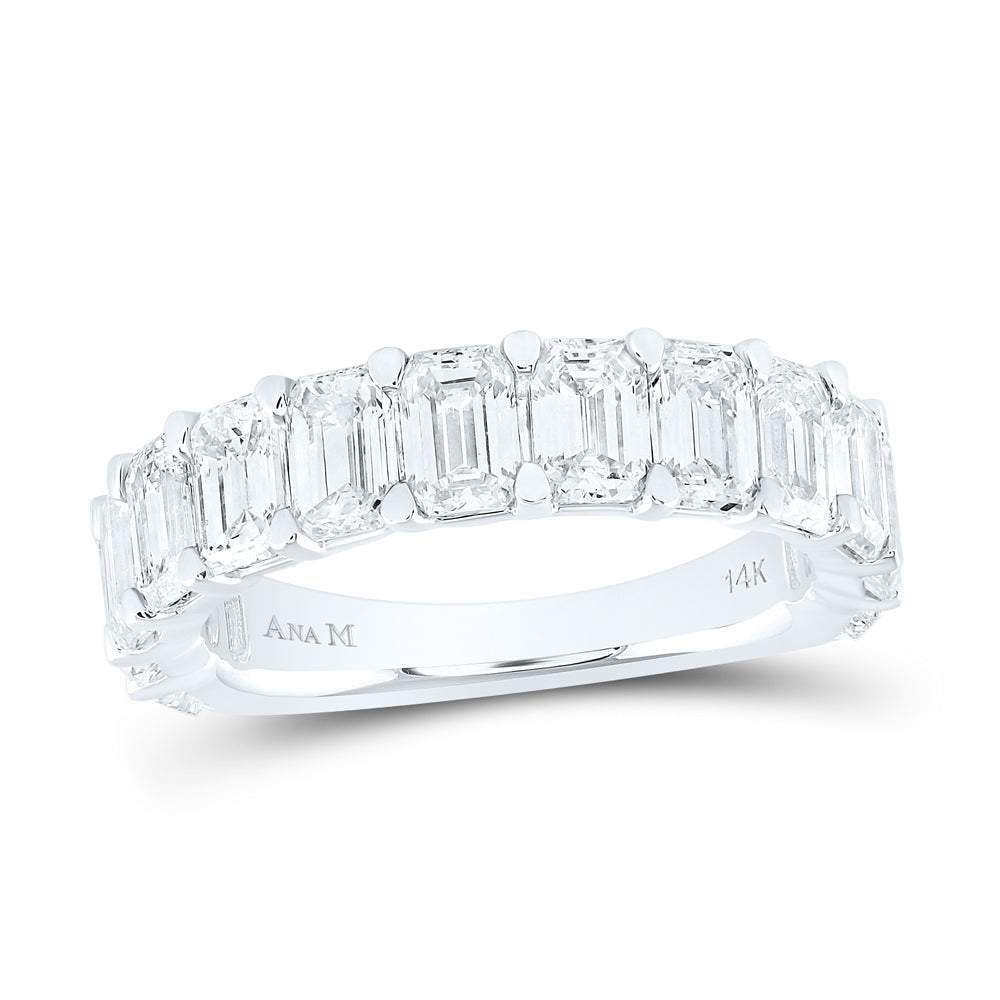 14Kt White Gold 4 Ctw Diamond Ana M Fashion Band (4.03 grams)