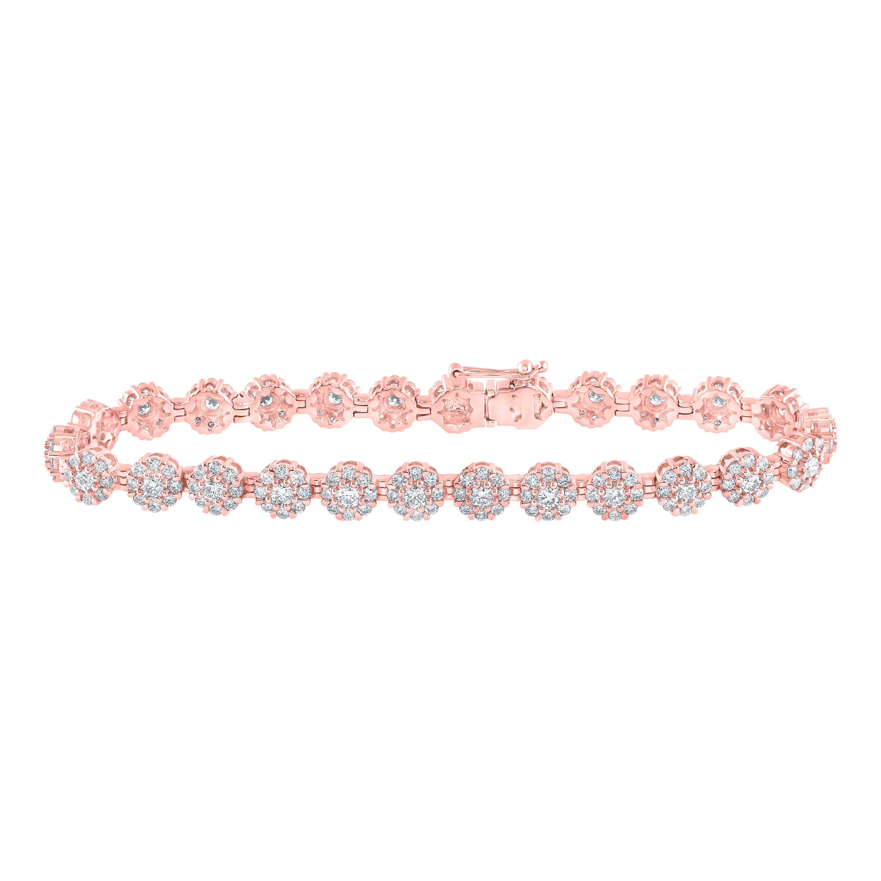 4 3/4Ctw-Dia Nk Ladies Bracelet (7 Inch) (13.26 grams)