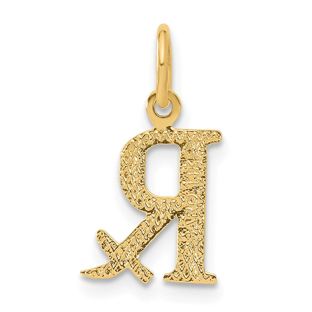 14k Yellow Gold 10 mm Prescription Symbol RX Charm (0.63 grams)