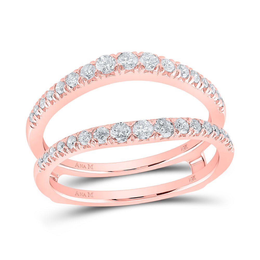 1/2Ctw-Dia Ana M Enhancer Ring (3.25 grams)