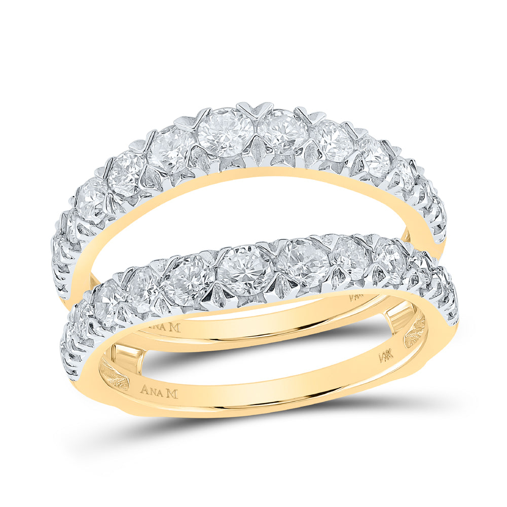 1 1/2Ctw-Dia Ana M Enhancer Ring (4.71 grams)