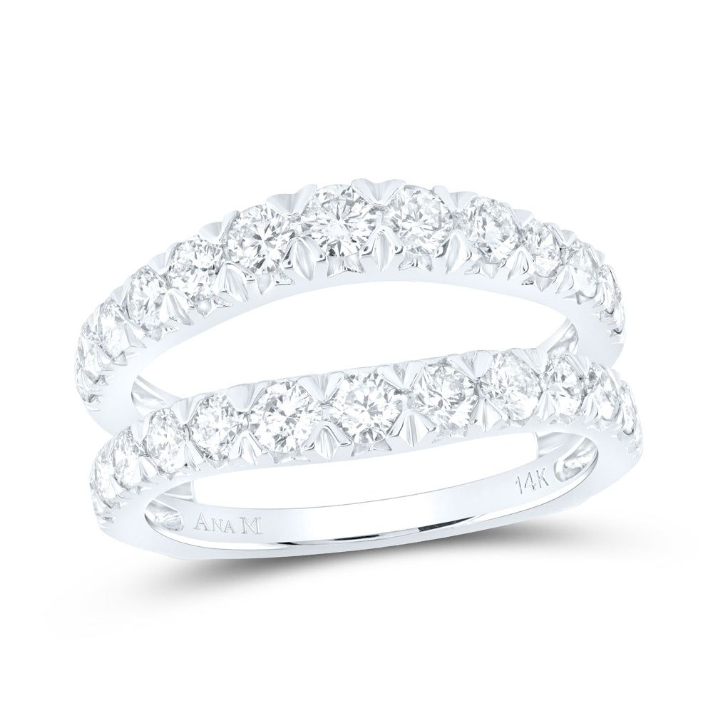 1 1/2Ctw-Dia Ana M Enhancer Ring (4.71 grams)