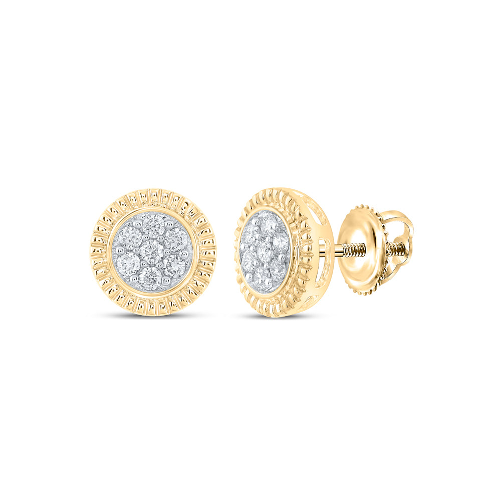 1/4Ctw-Dia Nk Fashion Round Earring (1.62 grams)
