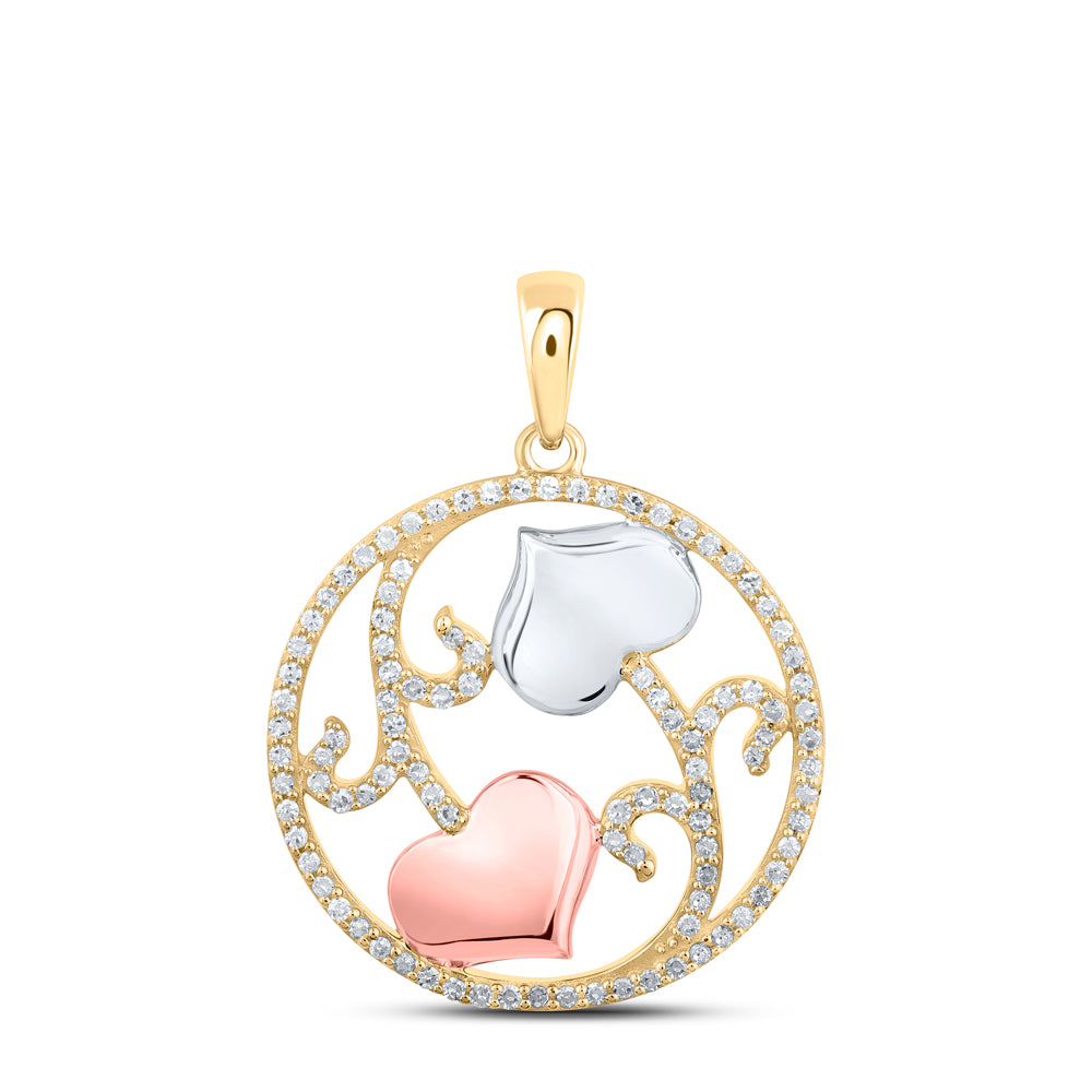 1/3Ctw-Dia Cn Heart Pendant (2.64 grams)
