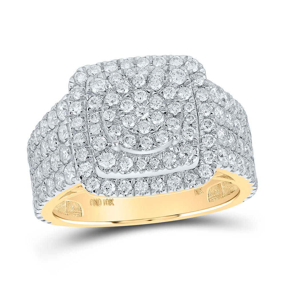 10Kt Yellow Gold 2 1/2Ctw Dia Nk Ring (5 grams)