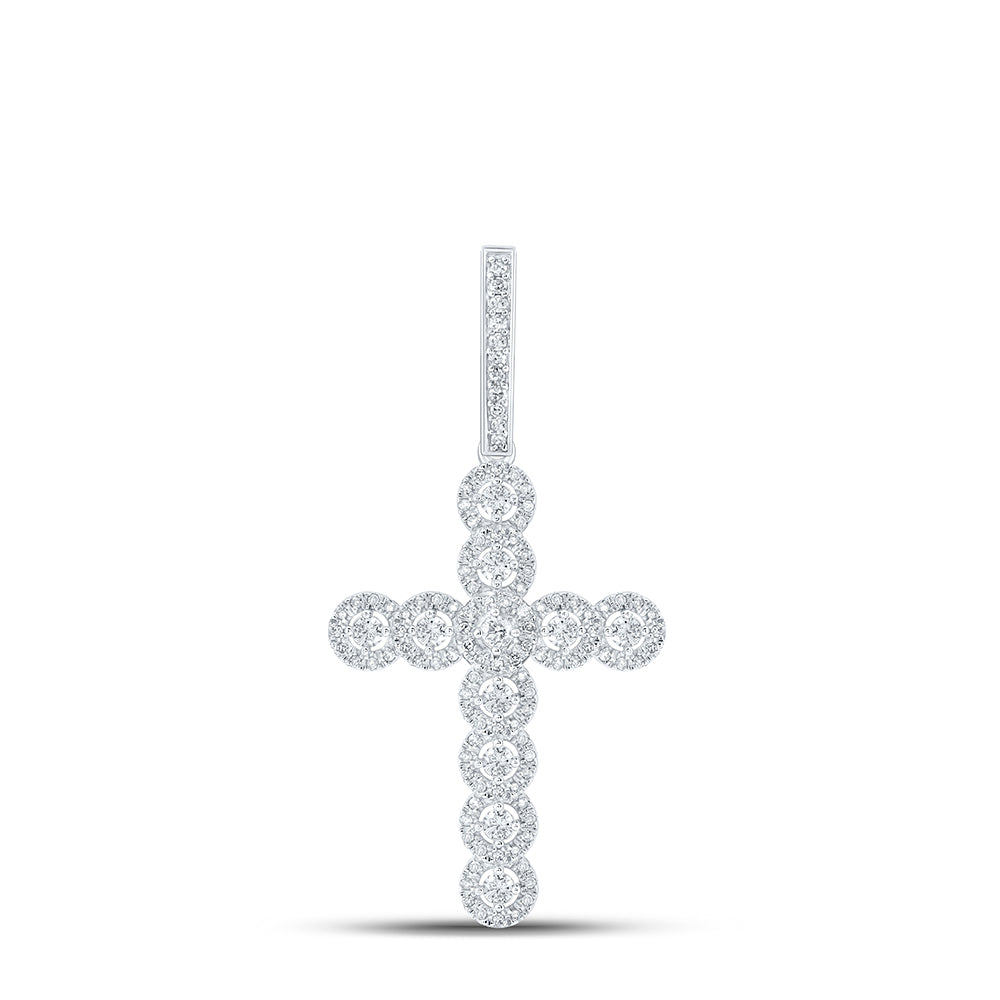 3/4Ct-Dia Nk Cross Pendant (3.05 grams)