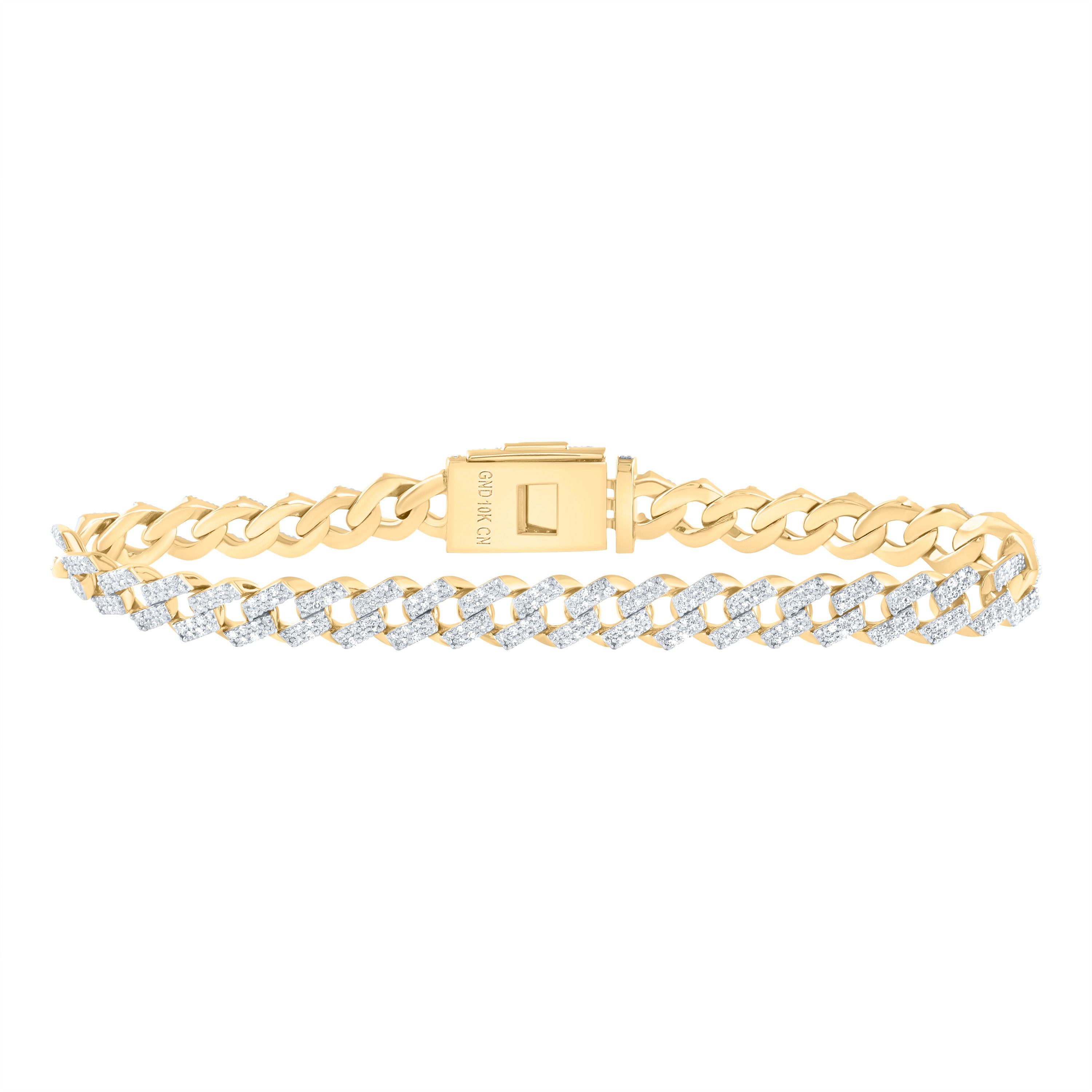 2Ctw-Dia Cn Ladies Bracelet (7 Inch) (11.95 grams)