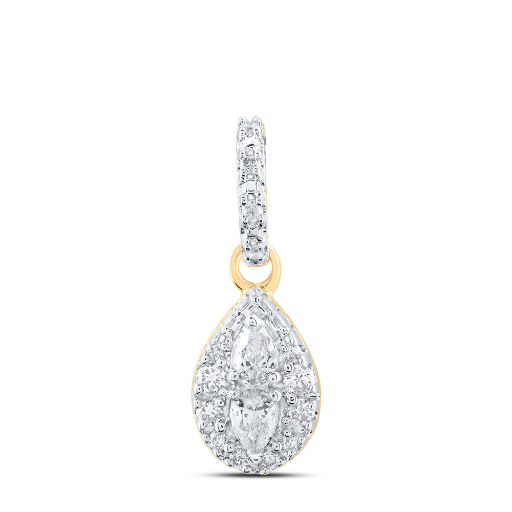 1/6Ctw-Dia Ana M Fashion Pendant (0.51 grams)
