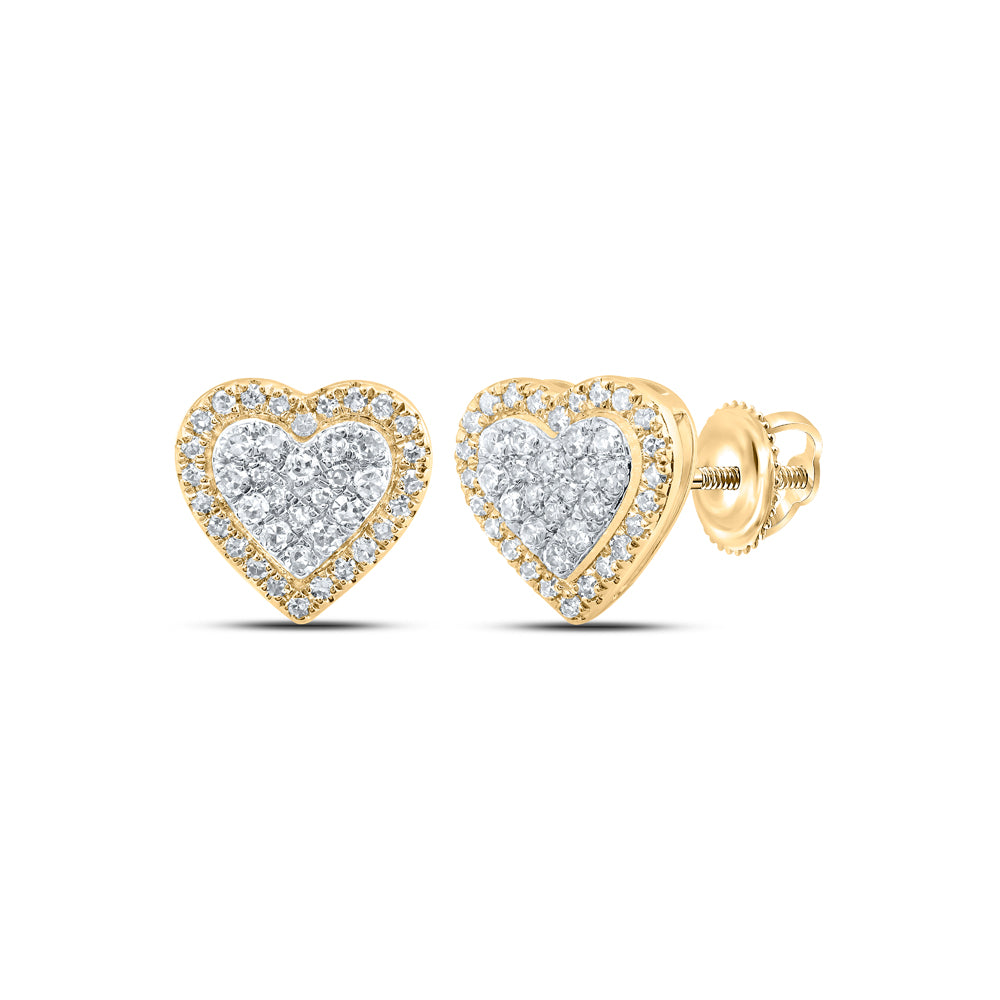 1/5Ctw-Dia Nk Heart Earring (0.95 grams)