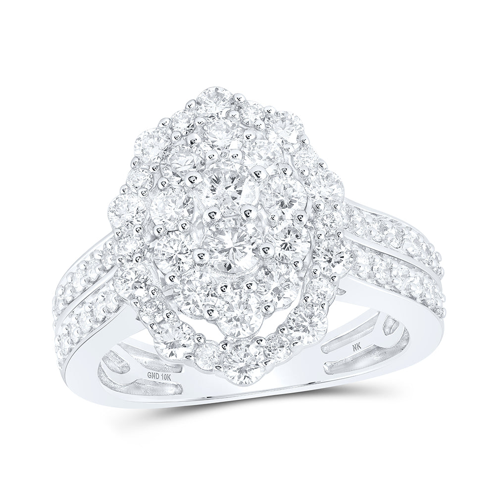 1 5/8Ctw-Dia Nk Ladies Ring (5.14 grams)