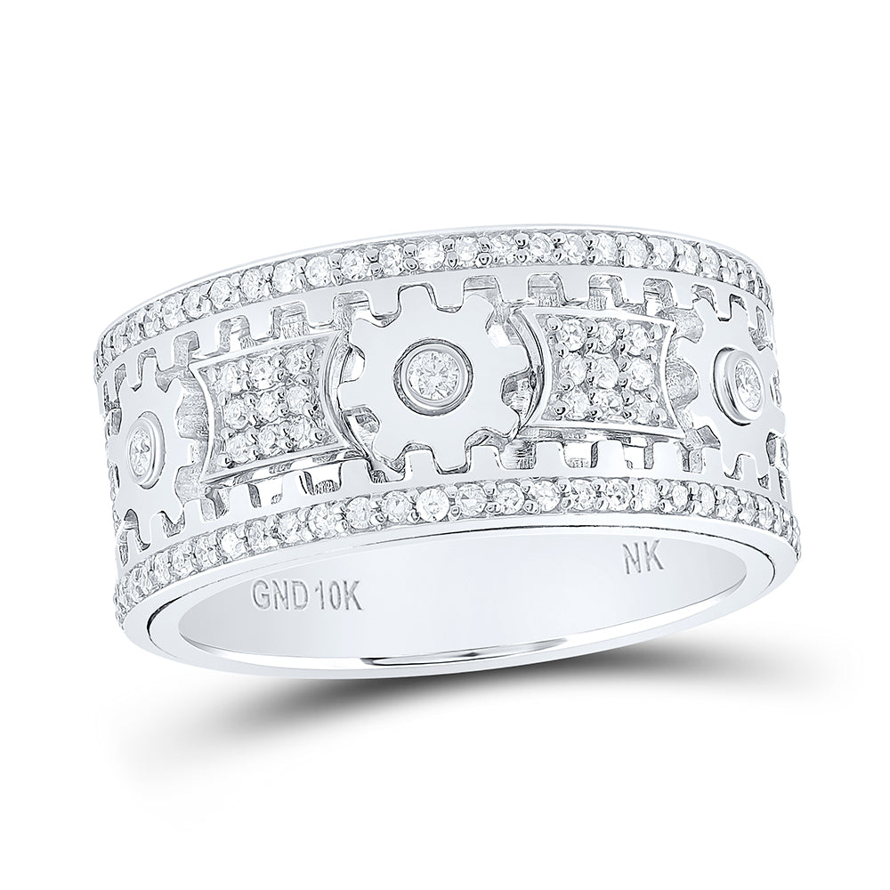 1 1/2Ctw-Dia Nk Full Eternity Mens Gear Ring (10.6 grams)