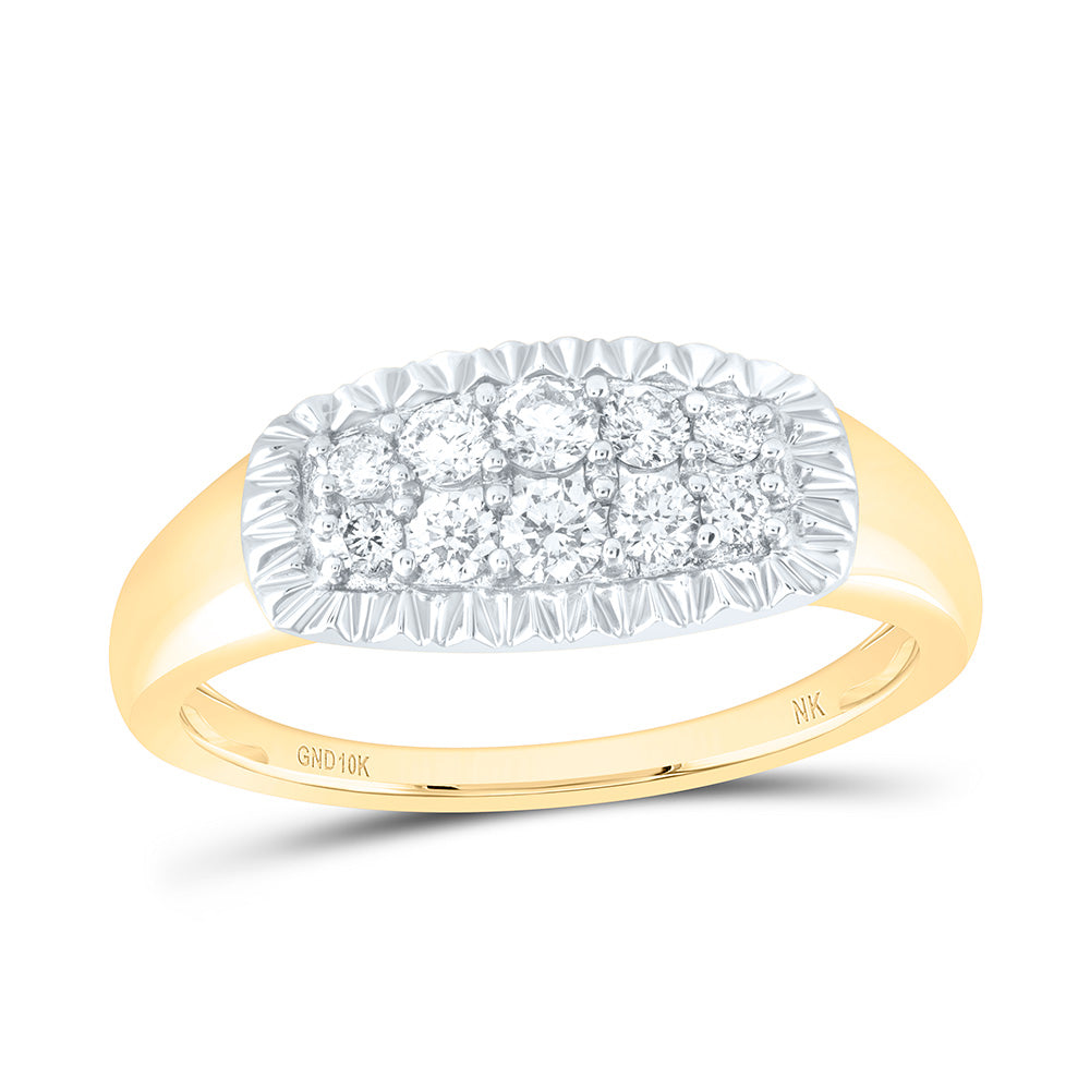 1/2Ctw-Dia Nk Mens Ring (3.76 grams)