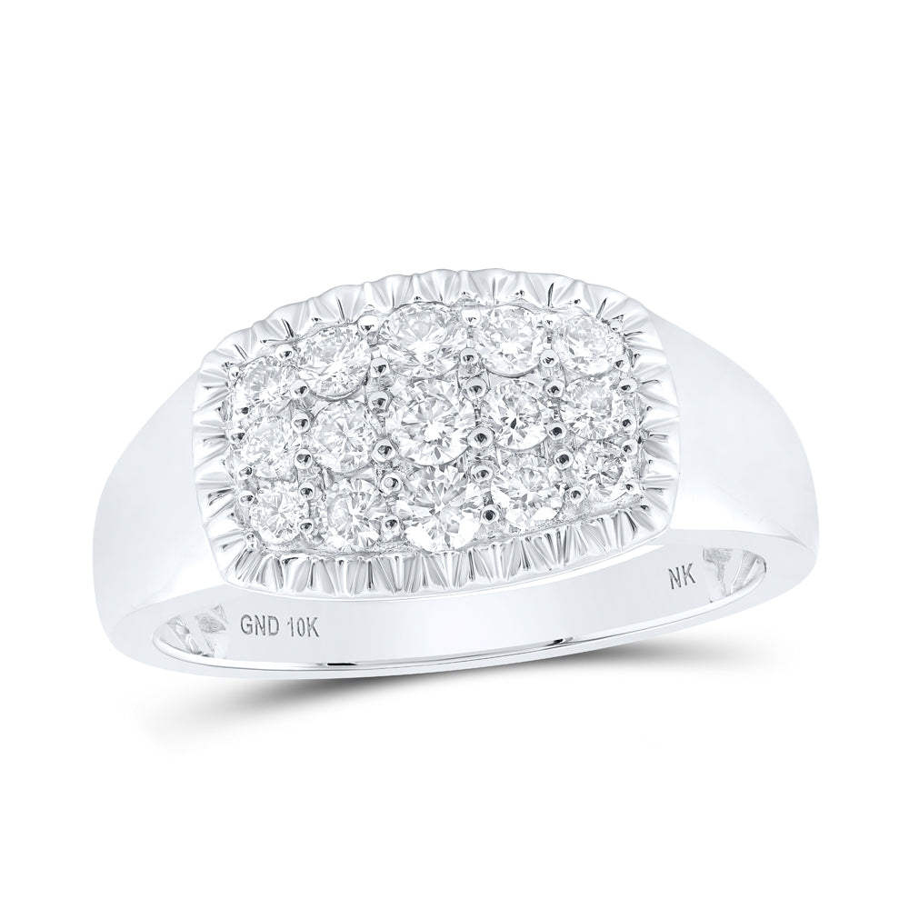 3/4Ctw-Dia Nk Mens Ring (5.04 grams)