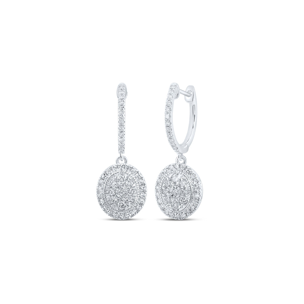 5/8Ctw-Dia Nk Dangling Earring (3.87 grams)
