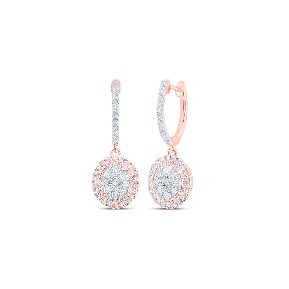 5/8Ctw-Dia Nk Dangling Earring (3.26 grams)