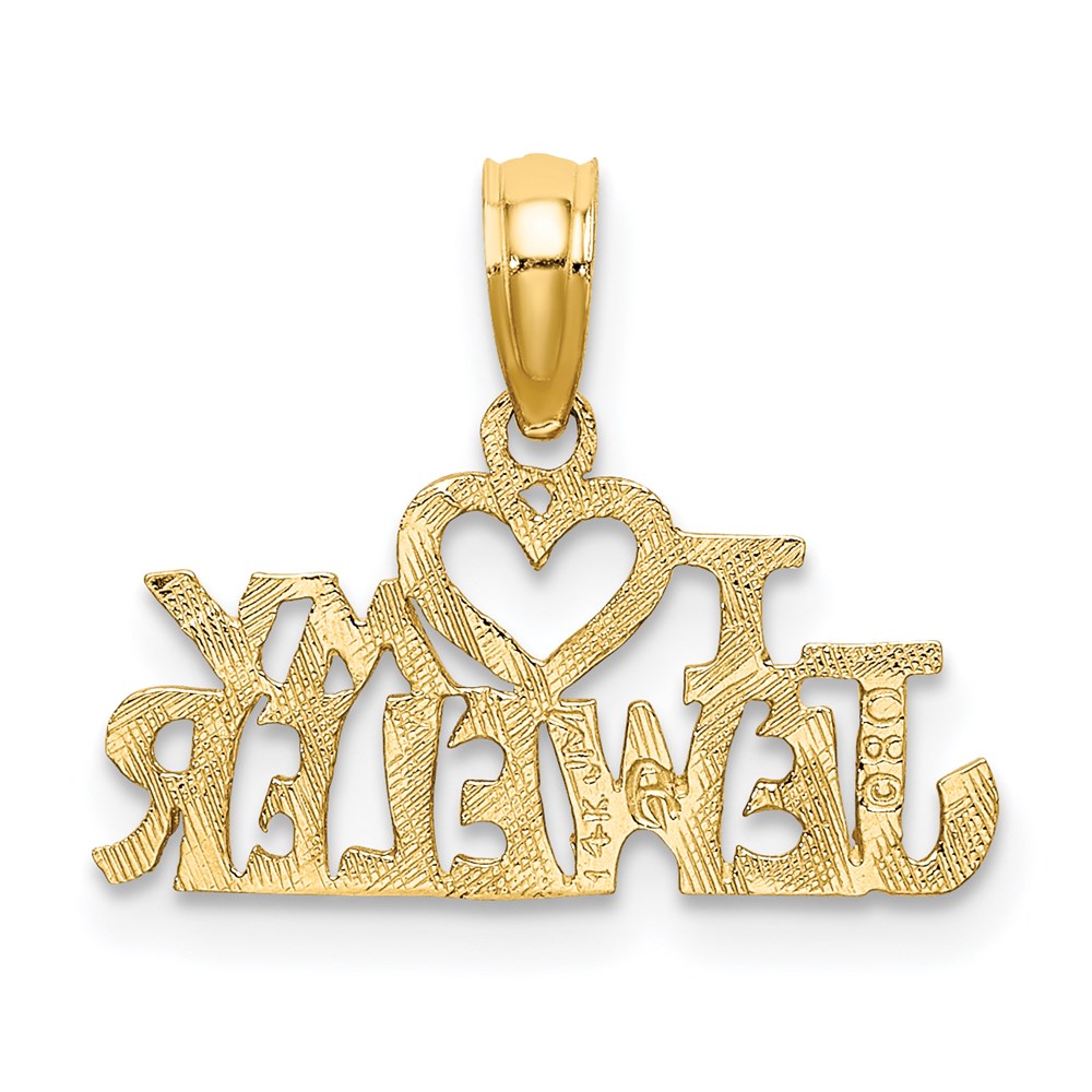 14k I HEART MY JEWELER Charm (0.6 grams)