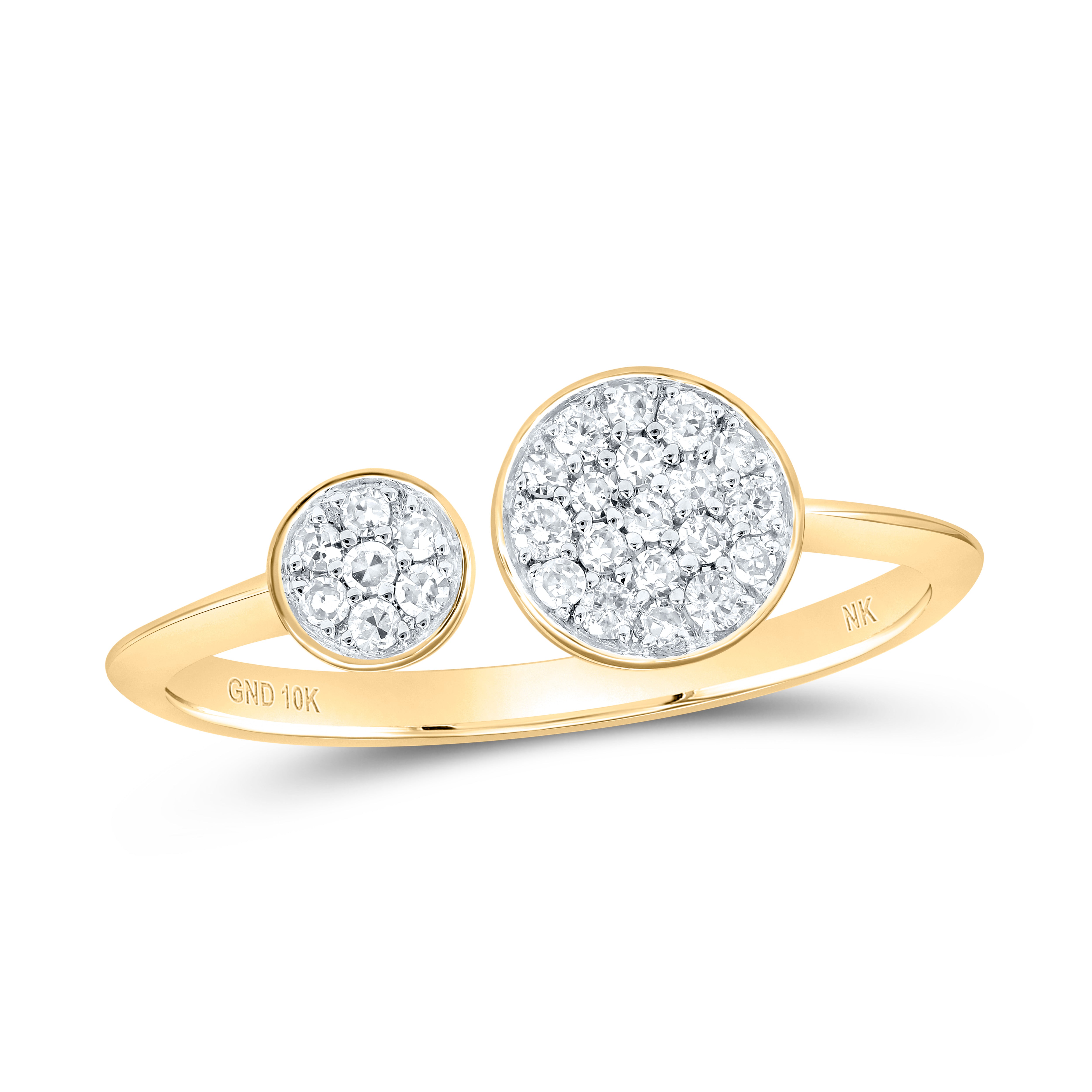 10Kt Yellow Gold 1/5Ctw-Dia Nk Ring (1.9 grams)
