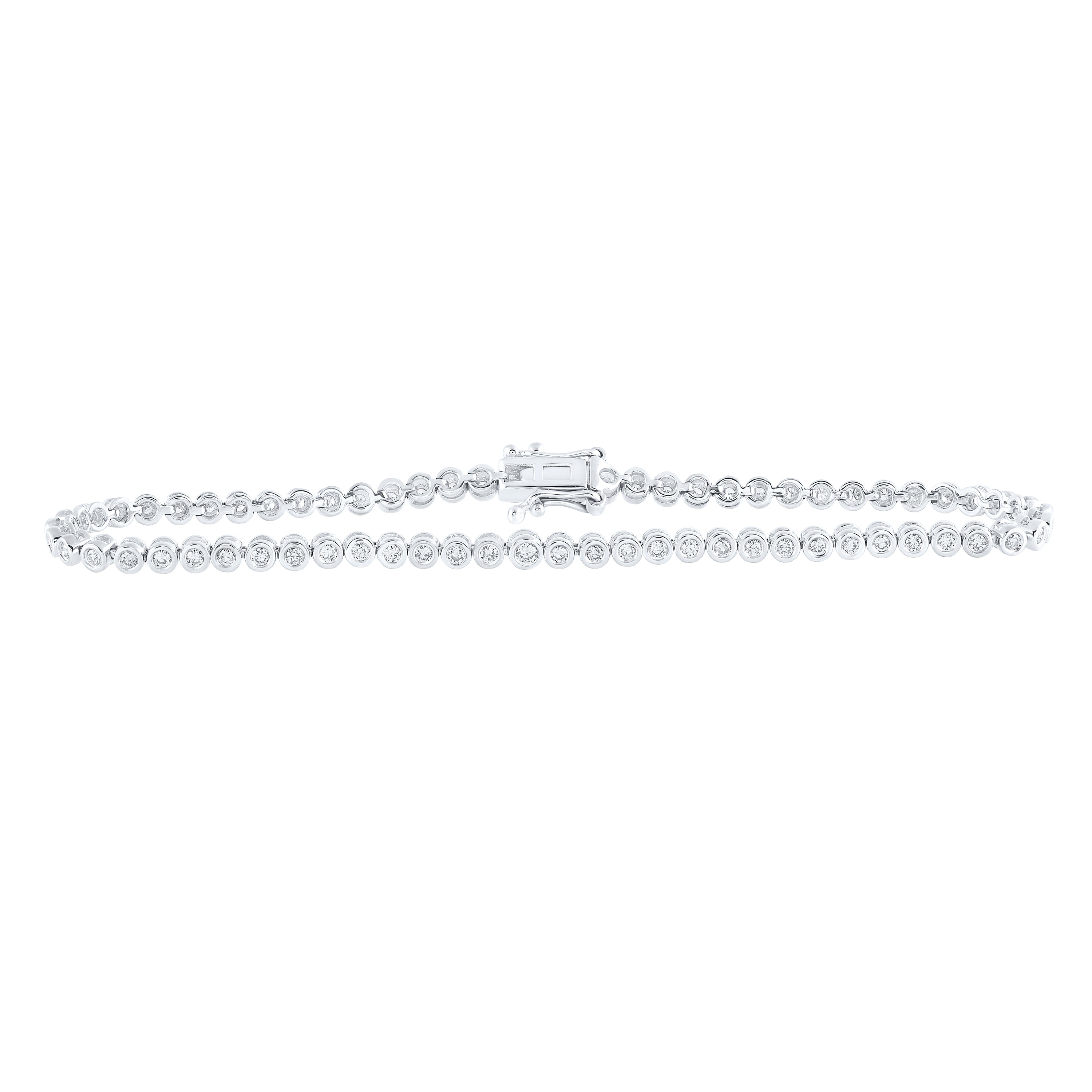7/8Ctw-Dia Nk Bracelet (7 Inch) (5.86 grams)