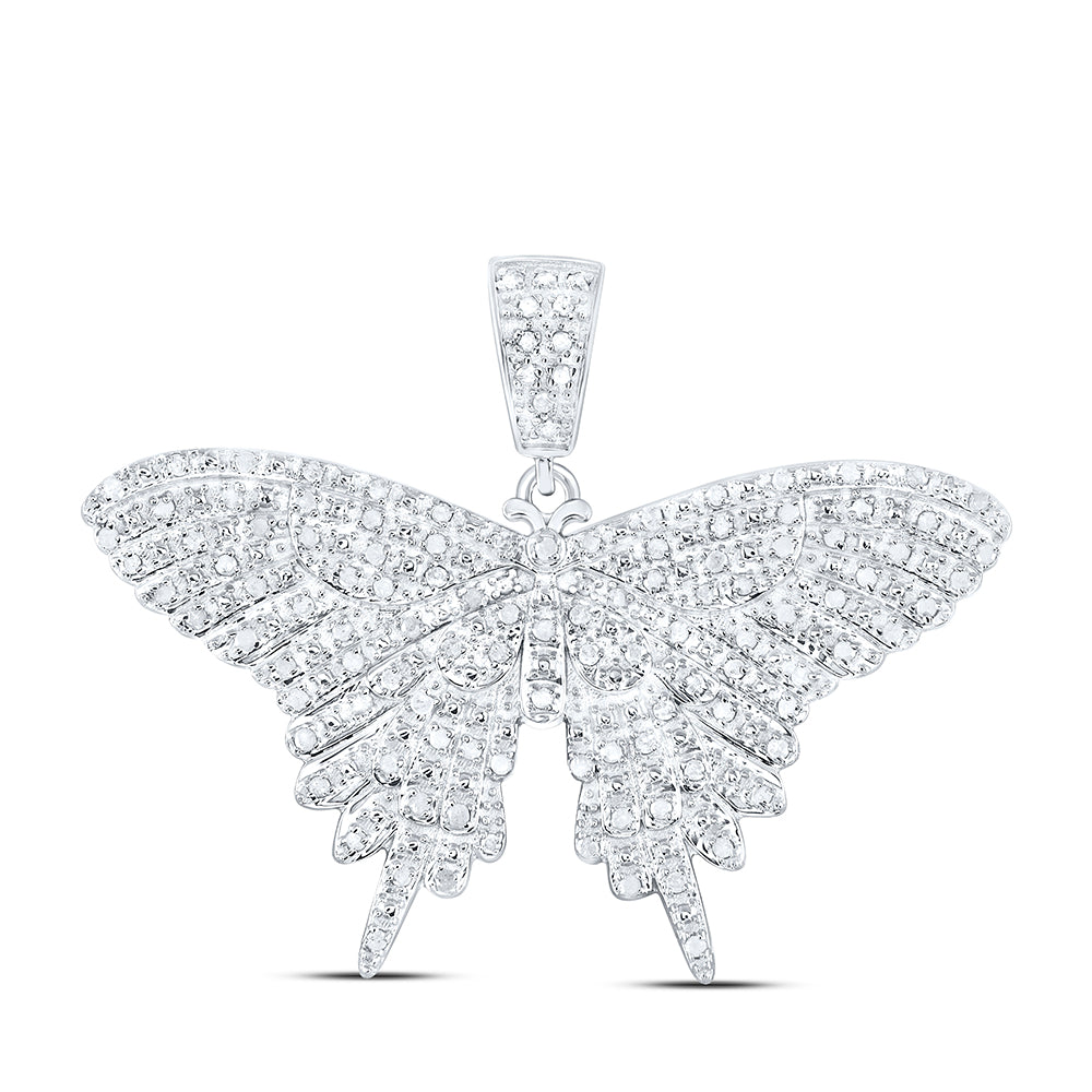3/4Ctw Dia P4 Gift Butterfly Pendant (7.72 grams)