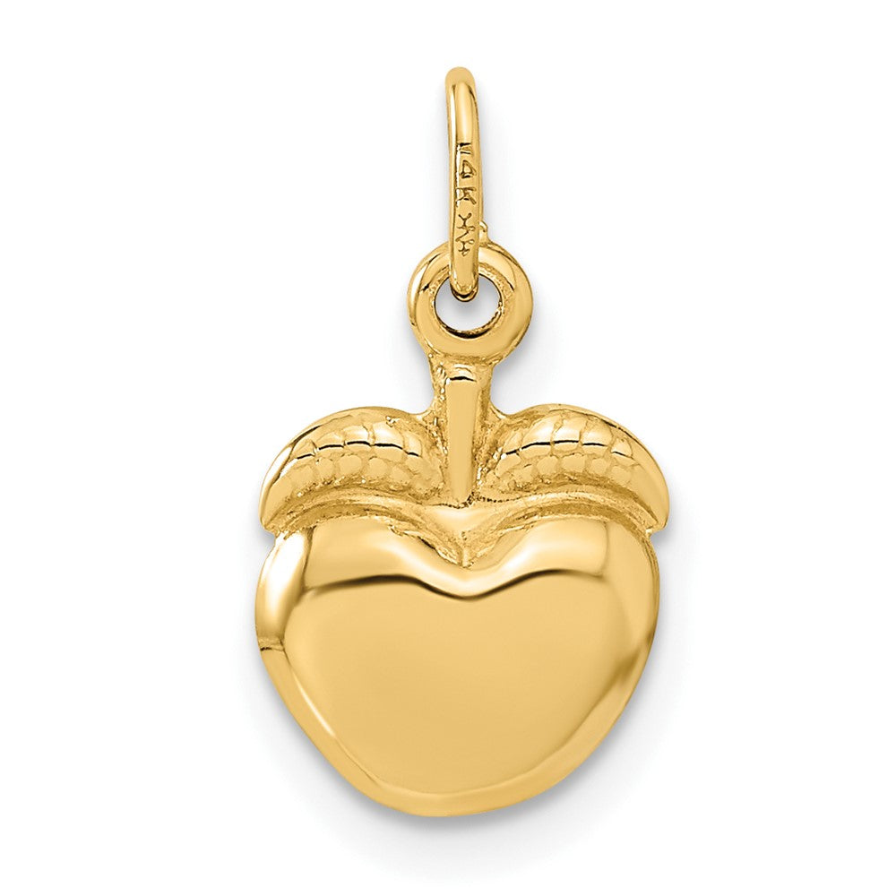 14k Yellow Gold 10 mm Apple Charm (0.45 grams)