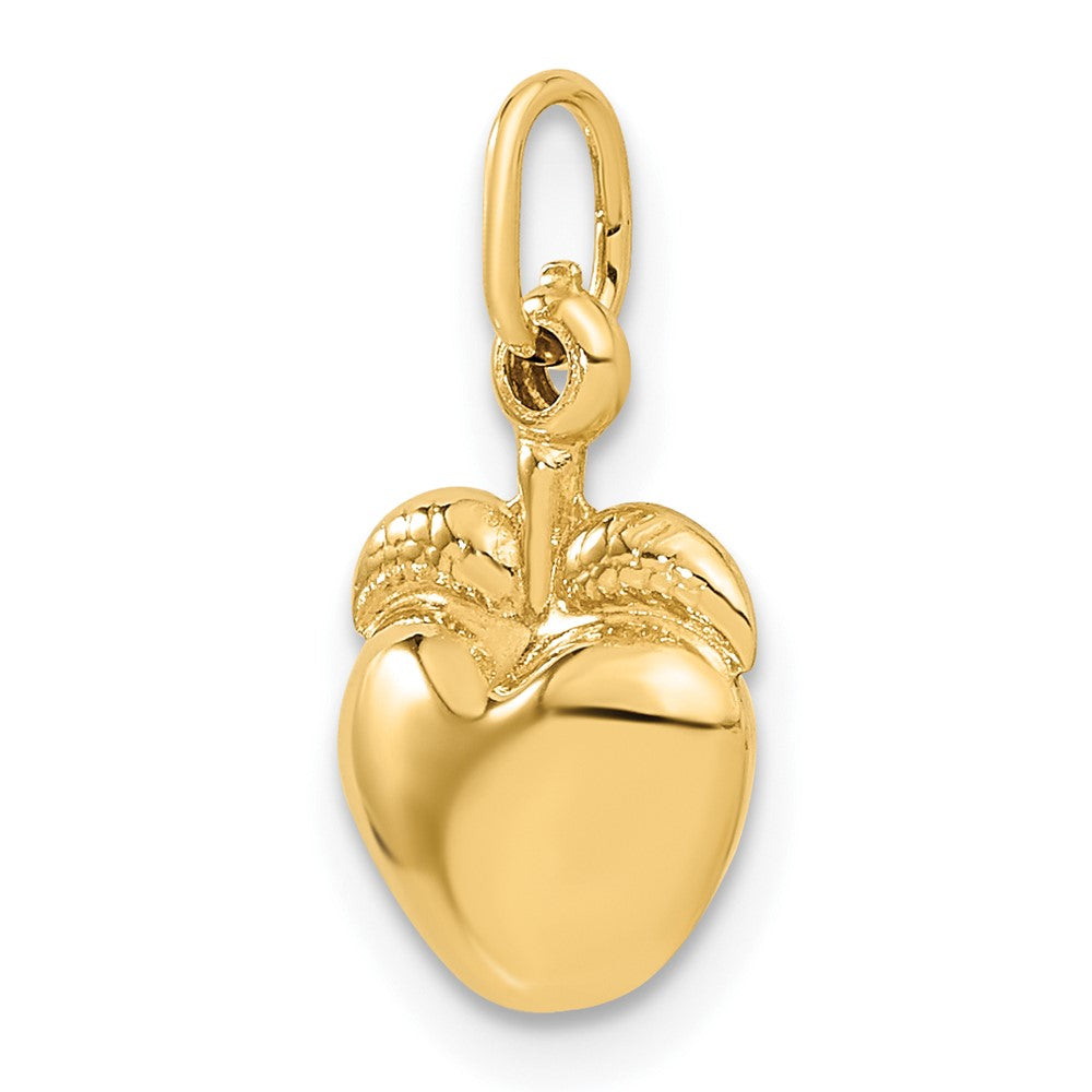 14k Yellow Gold 10 mm Apple Charm (0.45 grams)