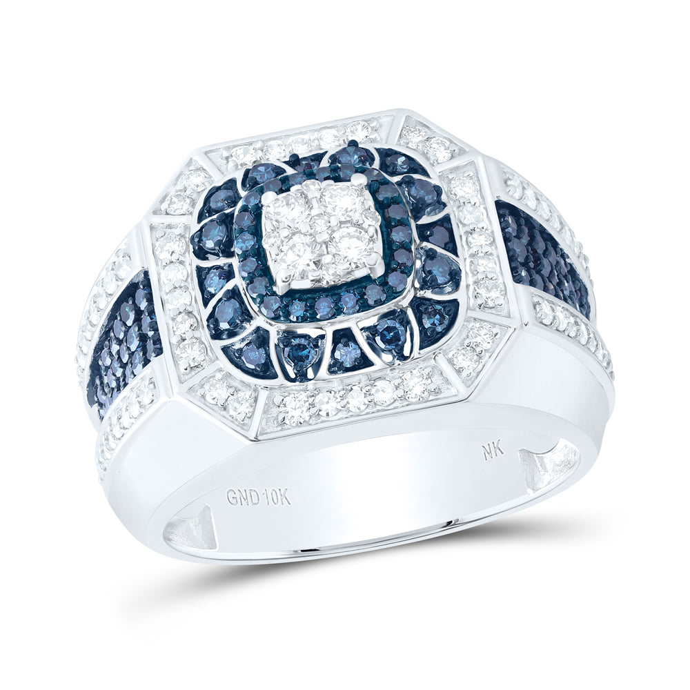 1 1/3 Ctw Dia Nk Men's Ring (9.81 grams)